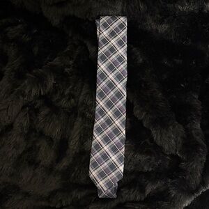 Classic Plaid Tie purple and navy Jo’s a bank